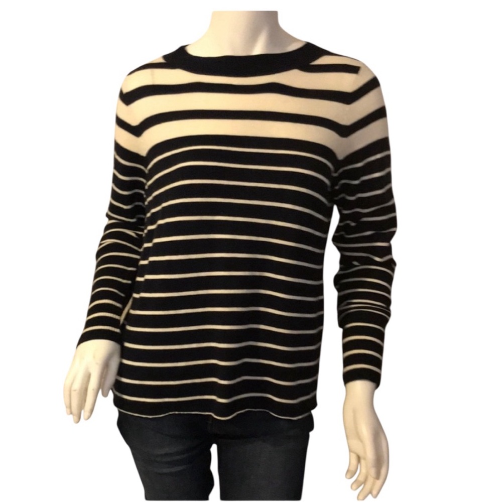 HH2-  small blue and black long sleeve size S LOFT